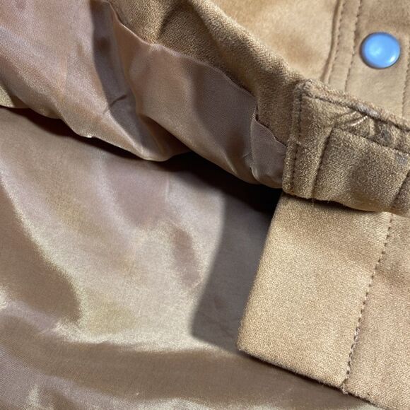 H&M DIVIDED Faux Suede Snap Front Skirt - Picture 3 of 9